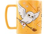 Harry Potter - Tazza Da Caffè, Tessuto Soffice PM11065 (Taglia Unica) (Senape/Bianco/Nero)