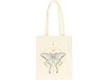 Something Different - Borsa Tote "Light Luna Moth"", Tessuto Misto Poliestere-Cotone SD6541 (Taglia Unica) (Beige Chiaro)"
