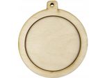 Palla Di Legno Con Cornice Ciondolo In Legno Palla Di Natale Per Decorazioni Palla 10 Cm