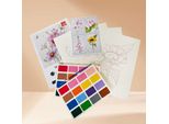 Pittura Ad Acquerello - Poesia Dei Fiori - 4 Elementi