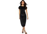 Principles - Vestito Midi Con Increspatura In Vita Per Donna DH7792 (38 It) (Nero)