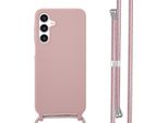 Samsung Galaxy A16/Samsung Galaxy A16 Custodia - Silicone - Imoshion Custodia Morbida/Manicotto Con Cinturino/Copertura Posteriore - Rosa
