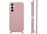 Samsung Galaxy A36 Cover - Silicone - Imoshion Custodia Morbida/Cover Con Banda/Copertura Posteriore - Rosa
