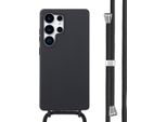 Custodia Samsung Galaxy S25 Ultra - Silicone - Imoshion Custodia Morbida/Manicotto Con Cinturino/Copertura Posteriore - Nero