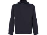 Finden & Hales - Felpa Con Cappuccio "Team"" Per Bambini PC6630 (158) (Blu Navy/Bianco)"