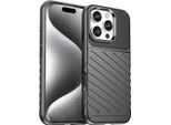 Custodia In Silicone Thunder Per Iphone 16 Pro Max - Nero