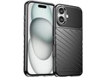 Custodia In Silicone Thunder Per Iphone 16 Plus - Nero