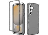 Custodia Per Samsung Galaxy A16 5G/4G, Copertura Posteriore Trasparente Ibrida, Robusto Paraurti In Tpu, Custodia Antiurto Grigio