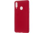 Per Samsung A10S/A20S Custodia Del Telefono Cellulare In Tpu Morbido Profilo Semplice Protezione Completa Del Corpo Guscio Antigraffio Rosso Rosa