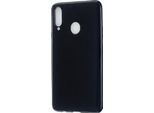 Per Samsung A10S/A20S Custodia Del Telefono Cellulare In Tpu Morbido Profilo Semplice Protezione Completa Del Corpo Guscio Antigraffio Nero Brillante