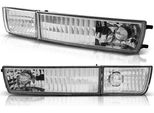 Vetro Trasparente Indicatore Di Direzione / Fendinebbia Per Vw Golf 3 91-97 / Vento 92-98 Cromo