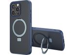 Custodia Per Iphone 15 Pro Max - Plastica - Custodia Rigida/Copertura Posteriore Accezz - Blu