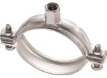 5 Pezzi - Fascetta Per Tubi In Acciaio Inox Regular V4A M8/M10 58-63 Mm (2") Senza Inserto: 58-63 Mm Dimensione: 58-63 Mm"