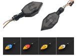 Universale 2X Moto Turn Signal Led Luci Daytime Running Warning Light Race Light - K10
