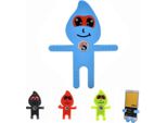 Silicone Car Air Vent Mount Phone Holder Cradle Stand Cartoon Creative Bracket Universal - Grigio