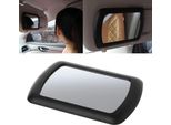 Shunwei Auto Sun Visor Make-Up Mirror Interior Sun-Shading Cosmetic Mirror Abs Black