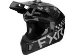 Casco Motocross Fxr Clutch Gladiator 2024, Nero/Grigio, L (59/60)