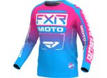 Maglia Da Motocross Giovanile Fxr Clutch 2024, Blau/Rosa, Xl