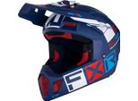 Casco Motocross Fxr Clutch Cx Pro Mips, Blu/Rosso/Bianco, S (55/56)