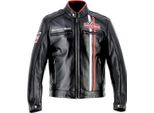 Giacca In Pelle Da Moto Helstons Jay Motul Edition, Nera, Xl