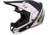 Casco Da Motocross Shot Core Fast, Nero/Bianco, S (55/56)