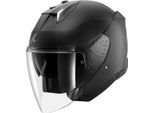 Squalo Skwal I3 Jet Blank Jethelm, Nero Opaco, Xs (53/54)