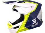 Shot Furious Reflex Motocross Helm, Weiß/Gelb/Blau, Xl (61/62)