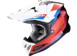 Casco Motocross Scorpion VX-22 Air Beta, Bianco/Blu/Rosso, Xs (53/54)