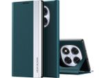 Custodia Per Xiaomi Redmi Note 14 Pro 5G, Custodia Magnetica In Finto Cuoio Con Funzione Stand Verde