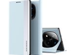 Custodia Per Xiaomi Redmi Note 14 Pro+ 5G, Custodia Magnetica In Finto Cuoio Con Funzione Stand Blu