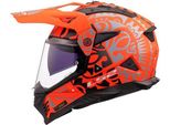 Ls2 Mx702 Pioneer Ii Rangi Casco Integrale Arancione 2XL Arancione 2XL