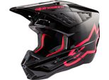 Alpinestars S-M5 Corp 2024 Casco Da Motocross, Nero/Rosa, Xl (61/62)
