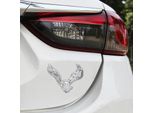Adesivo Decorativo In Metallo Per Auto Modello Hawk (Argento)