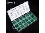 270 Pcs Auto Veicolo 18 Dimensioni Assortimento Kit Aria Condizionata Hnbr Guarnizione O-Ring Set
