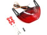 Moto Posteriore Freno Luce Turn Signal Integrato Led Taillight Per Honda CBR600RR 08-12 Red Shell