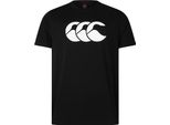 Canterbury - T-Shirt Da Uomo RD3893 (S) (Nero/Bianco)