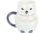Something Different - Tazza Da Caffè "Iridescent"", Gufo SD6641 (Taglia Unica) (Bianco/Blu)"