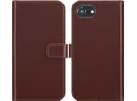 Cover Per Iphone 16E - Vera Pelle - Selencia Flip Flap - Marrone