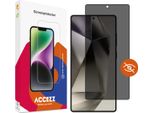 Samsung Galaxy S25 Ultra Screenprotector: Accezz Gehard Glas Privacy Screenprotector - Trasparente