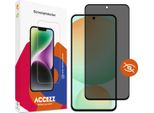 Samsung Galaxy A36 Screenprotector: Accezz Gehard Glas Privacy Screenprotector - Trasparente