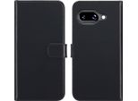 Cover Per Google Pixel 9A - Vera Pelle - Selencia Flip Cover - Nero