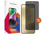 Samsung Galaxy S25 Plus Screenprotector: Accezz Gehard Glas Privacy Screenprotector - Trasparente