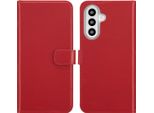 Custodia Per Samsung Galaxy A26 - Vera Pelle - Custodia Selencia Flip Flap - Rosso