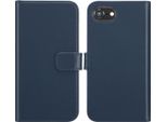 Cover Per Iphone 16E - Vera Pelle - Selencia Flip Flap - Blu