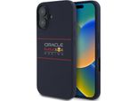 Red Bull Rbhmp16S24Sihsrv Custodia Rigida Per Iphone 16 6.1 In Silicone Granatowy/Navy Logo Orizzontale Magsafe