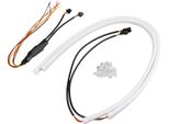 2PCS Led Striscia Auto Luce Di Marcia Angel Eyes Tubo Striscia Luce Diurna Flessibile 60CM