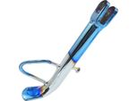 Motocicletta Stand Elettrico Scooter Single-Sided Stand Extension Pedal Leg Electroplating Temple [Blue And White]