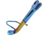Moto Stand Elettrico Scooter Singolo Lato Stand Estensione Pedale Pedale Placcatura Tempio [Oro Blu]