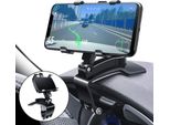 Supporto Multifunzionale Del Telefono Cellulare Supporto Di Navigazione Dello Specchio Retrovisore Del Cruscotto Interno Dell'automobile Nero