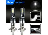 1 Coppia H1 Auto Ha Portato Faro Ip68 Impermeabile Super Luminoso A Basso Consumo Chip Top 100W 6500K High Beam Fog Light Nero + Argento